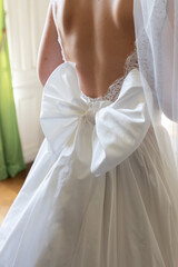 Fototapeta na wymiar robe de mariage