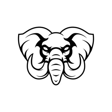 recommend clip art: elephant head logo