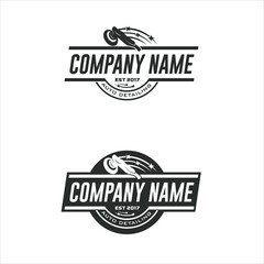 Collections of logo temple for auto detailing.