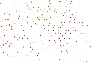 Light Green, Red vector cover with symbols of gamble.