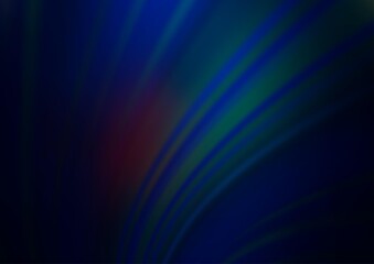Dark BLUE vector blurred bright background.