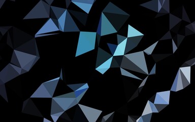 Fototapeta premium Light BLUE vector abstract mosaic background.
