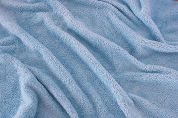 Fluffy plush bath towel fabric
