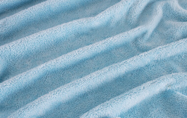 Fototapeta na wymiar Fluffy plush bath towel fabric