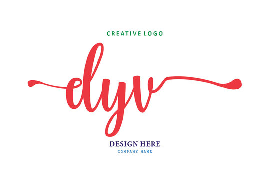 logo composition of the letter DYV is simple, easy to understand and authoritative