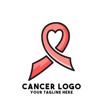 cancer logo design concept modern