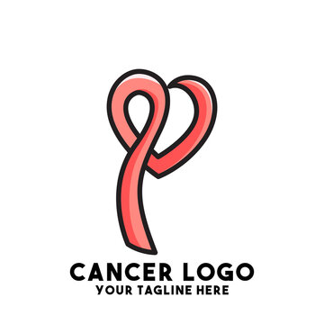 cancer logo design concept modern