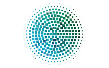 Light Blue, Green vector backdrop with rectangles, squares.