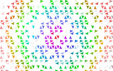 Light Multicolor, Rainbow vector pattern in polygonal style.