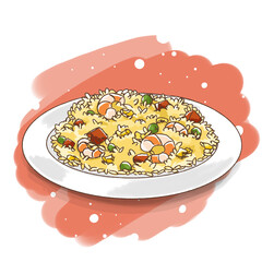 Fried Rice found in Hong Kong restaurant