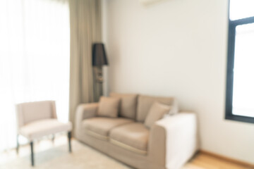 abstract blur living room for background