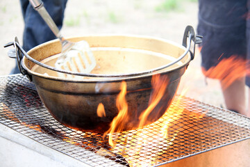 野外炊飯