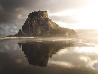 Piha is a coastal settlement on the western coast of the Auckland Region in New Zealand. It is one of the most popular beaches in the area and a major day-trip destination for Aucklanders