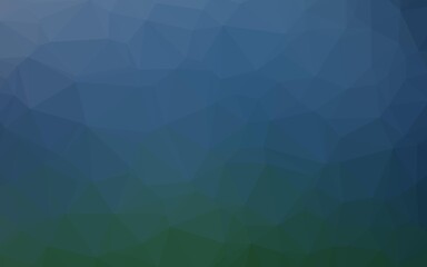 Obraz premium Light BLUE vector low poly texture.