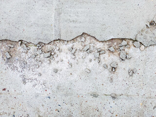 rough crack cement texture. gray concrete floor background