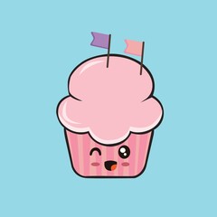 kawai cupcakes