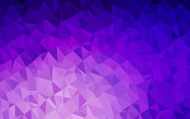 Fototapeta premium Light Purple vector polygonal background.