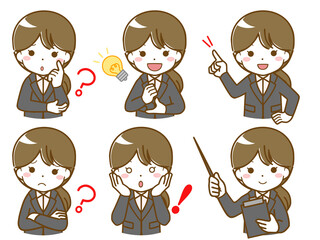 スーツ女性の疑問と解決