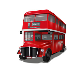 Vintage London bus.