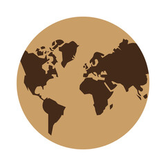 world planet earth maps geography silhouette