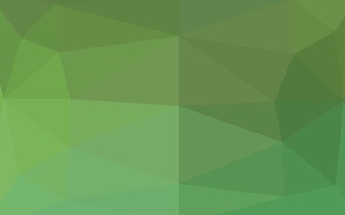 Fototapeta premium Light Green vector abstract polygonal texture.