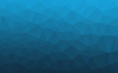 Obraz premium Light BLUE vector shining triangular background.