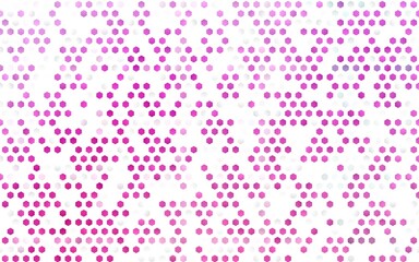 Light Pink vector layout with hexagonal shapes.