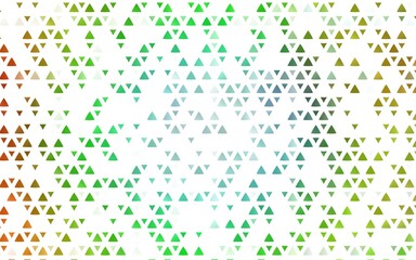 Light Multicolor, Rainbow vector backdrop with lines, triangles.