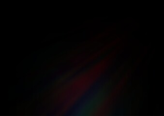 Dark Black vector background with straight lines.