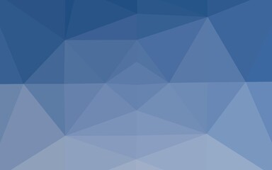 Light BLUE vector polygon abstract background.