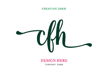 logo composition of the letter CFH is simple, easy to understand and authoritativePrint