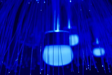 background with bulbs