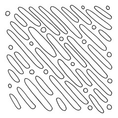 Black and white hand-drawn background.