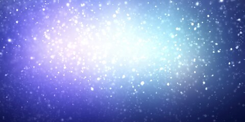 Fantasy winter night sky abstract illustration. Soft snow vortex around flash blurred pattern. Holidays magic decorative background.