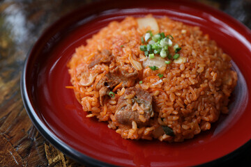 Kimchi fried rice korean food