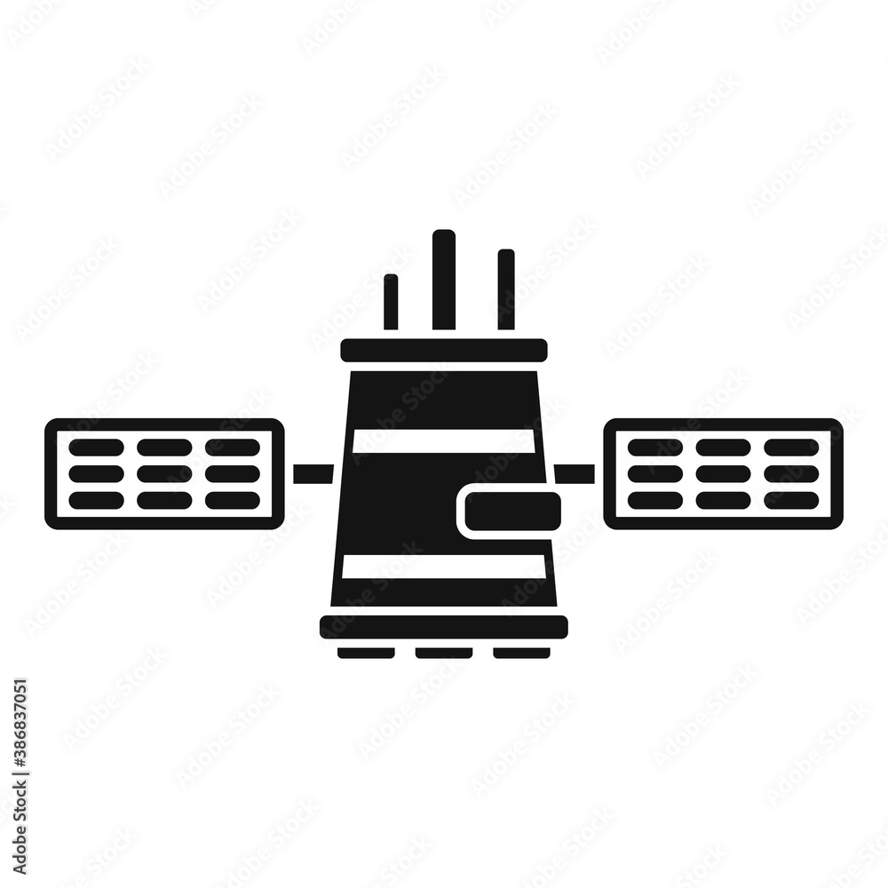 Poster network satellite icon. simple illustration of network satellite vector icon for web design isolated