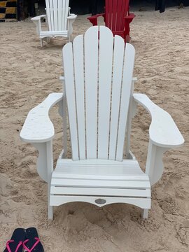 White Beach Chair