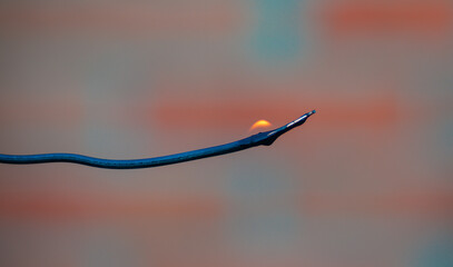 Risk of fire in the electrical cable