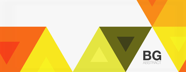 Mosaic triangle pattern abstract background for cover, banner, flyer and poster and other template