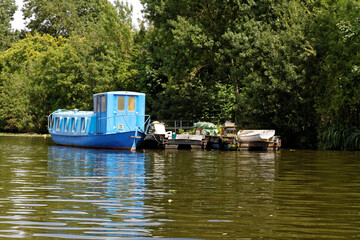 Fototapeta premium boats on the river