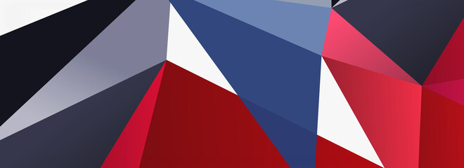 3d mosaic abstract backgrounds, low poly shape geometric design