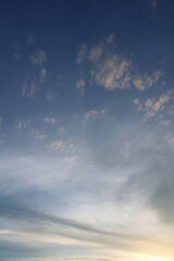 vanilla sky background and cloud