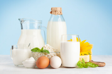 Various dairy products