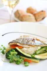 魚のグリル料理