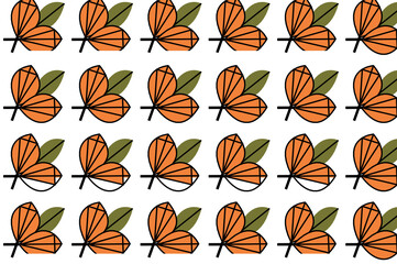 digital paper fall design. perfect for your project