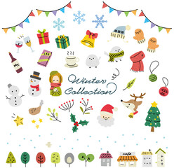 冬　クリスマス　イラスト