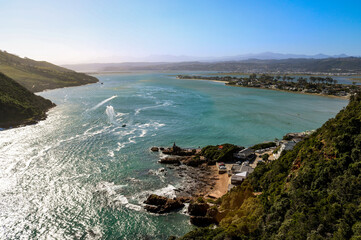 Knysna Heads overlooking the lagoon