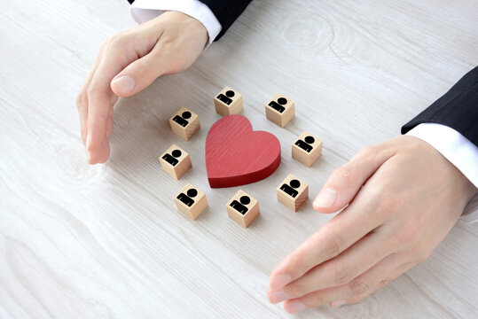 人材の確保・守るイメージ