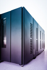 data center with server cabinets