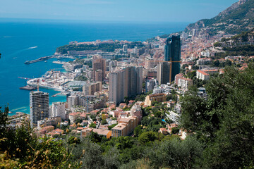 Monaco-Montecarlo, wonderful city of the cote-d‚ÄôAzur with its marine and architectures,...